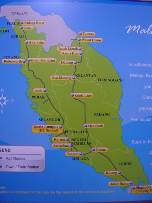 オリエンタル急行のアジア版、イースタン＆オリエンタル・エクスプレスは、ここからバンコクまで走る