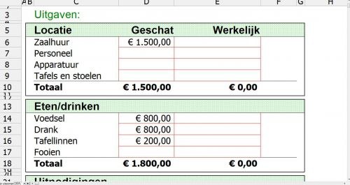 オランダ語バージョンのエクセル、小数点に注目