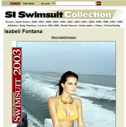 普段はこんなに色白なIsabeli Fontana　出典：http://sportsillustrated.cnn.com/vault/swimsuit/home/index.htm