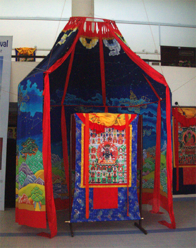 ロシア仏教の展覧会でもたくさんの展示がありました。