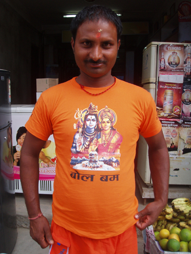 シヴァ＆パルバティの夫婦Tシャツ