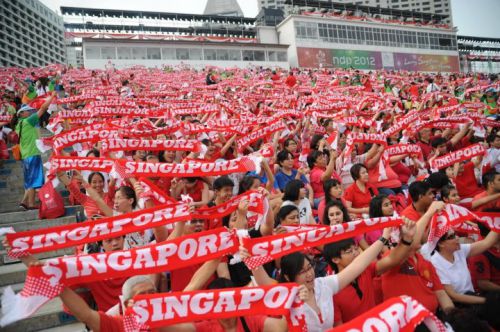 シンガポールのトレードカラーは赤と白