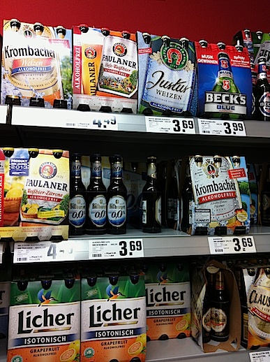 アルコールフリーのビールの種類が豊富。大手ビールメーカーのノンアルコールビール。