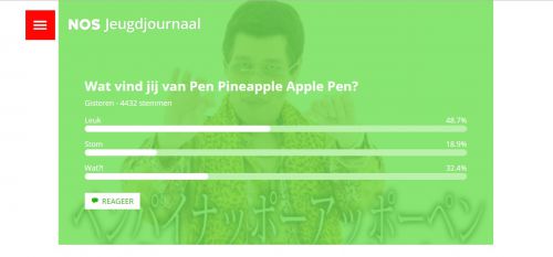 http://jeugdjournaal.nl/vraag/2000670-wat-vind-jij-van-pen-pineapple-apple-pen.html　より