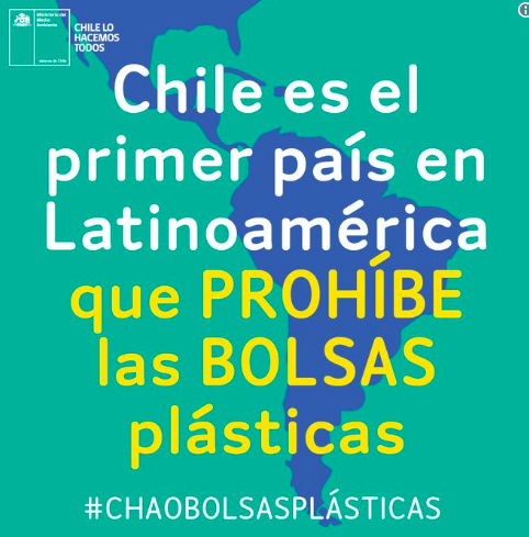 チリ政府のビニール袋を廃止するキャンベーン広告