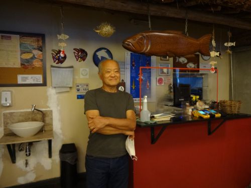 南米の川魚料理専門店ランショ・リオ・ドーセのオーナーの坂口功治さん