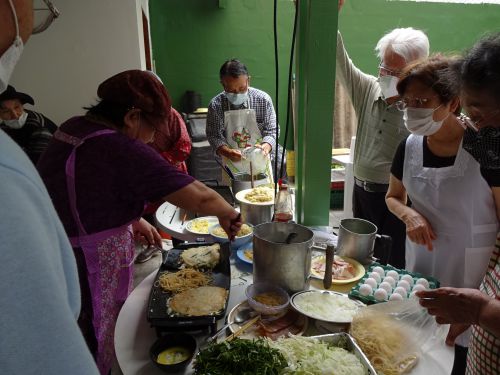 サンパウロ市内でのオラ・プロ・ノビスの試食会