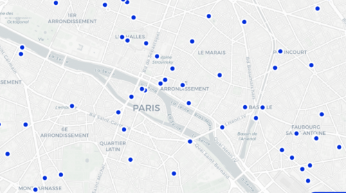 ２０２３年よりパリ市が飲み場の場所をグーグルマップで公開
