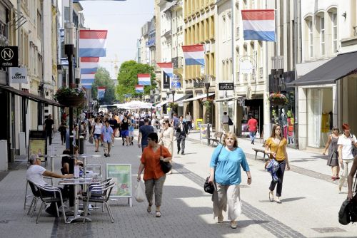 ルクセンブルグ市内の大通り