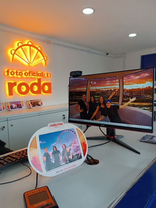 記念写真を購入できるカウンター